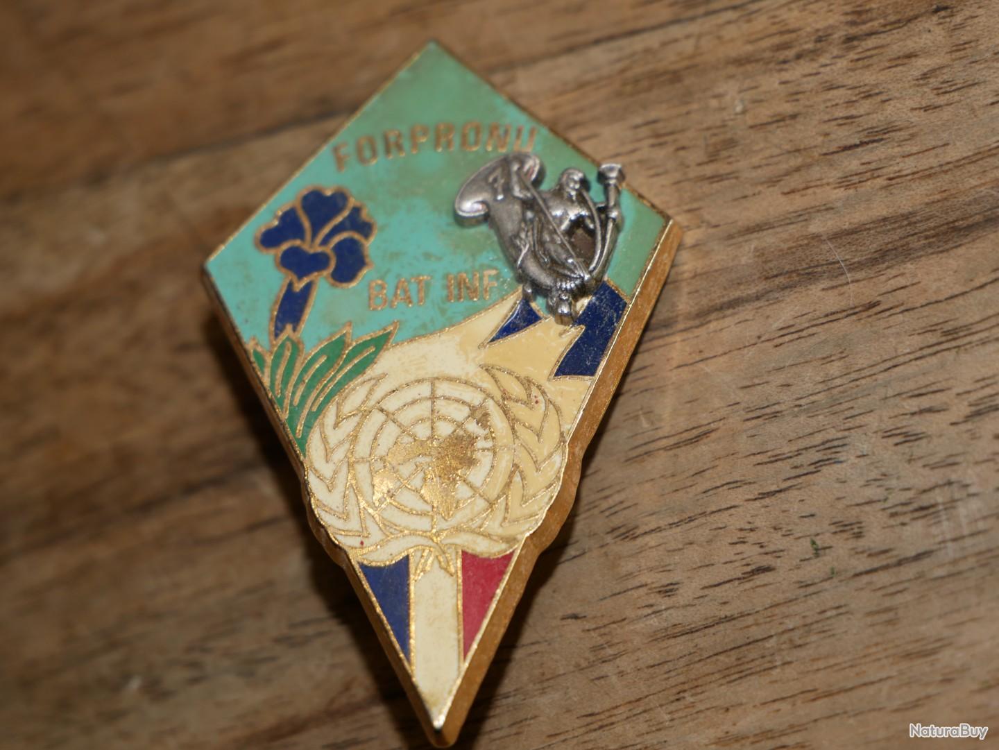 12° BCA Chasseur ALPINS ,Etoile Eclaireur Skieur, émail, matriculé