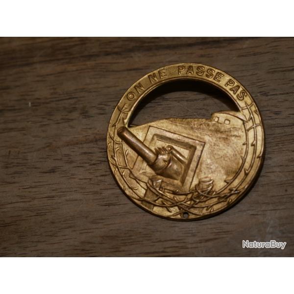 Insigne officier troupes de forteresse ligne Maginot ww2