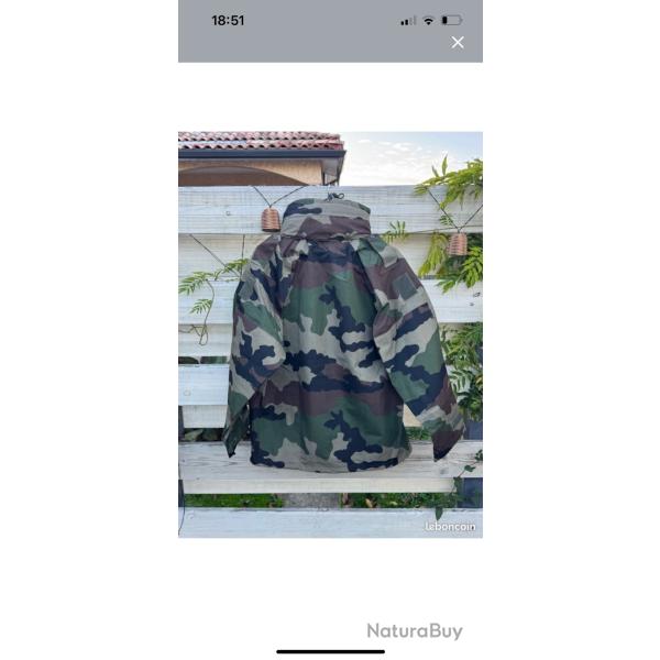 Parka gortex militaire chasse