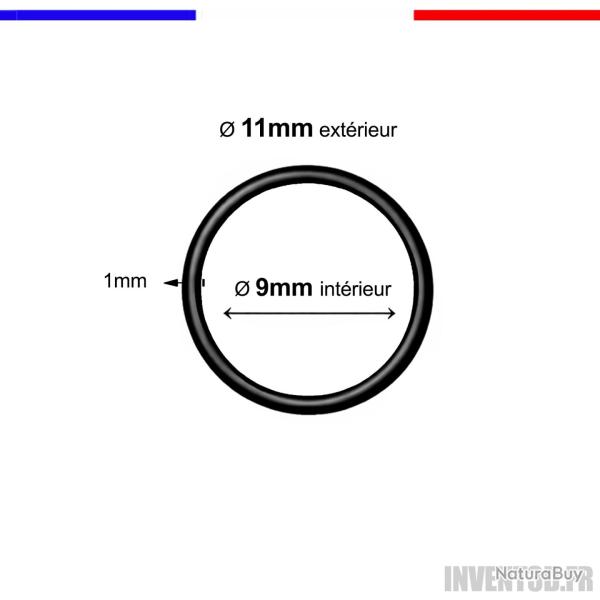 5 Joints Torique - Tore 1 mm 11/09