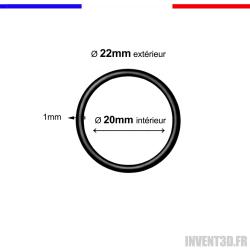 5 Joints Torique - Tore 1 mm 22/20