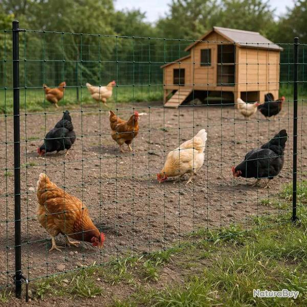 Filet poule non �lectrifiable H106 cm Longueur 50 m double