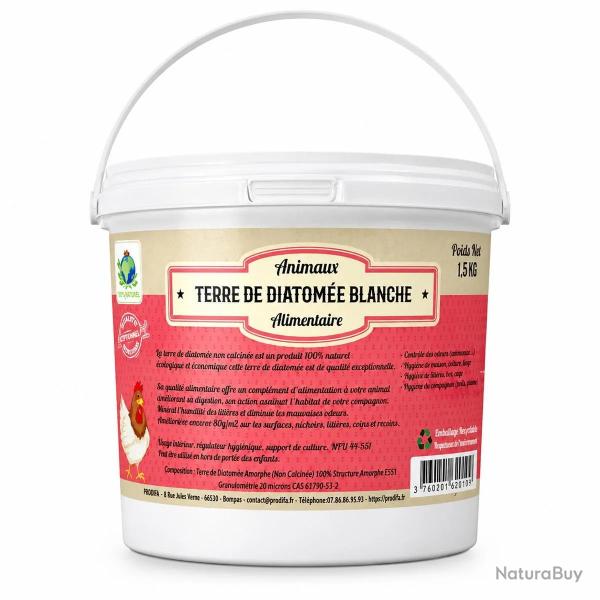 Terre de diatom�e blanche qualit� alimentaire 400g