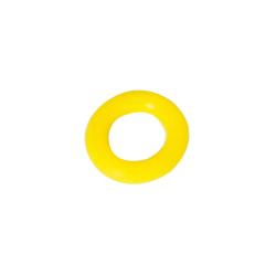 Lot 25 Recharges bagues &eacute;lastiques &Oslash; 10 mm Jaune