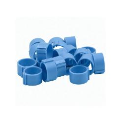 Bagues &agrave; clip &eacute;co &Oslash;16mm par 100 pi&egrave;ces Turquoise