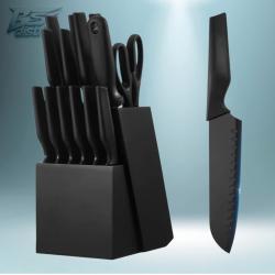 Set Couteaux Cuisine avec Bloc, 15 Pi&egrave;ces