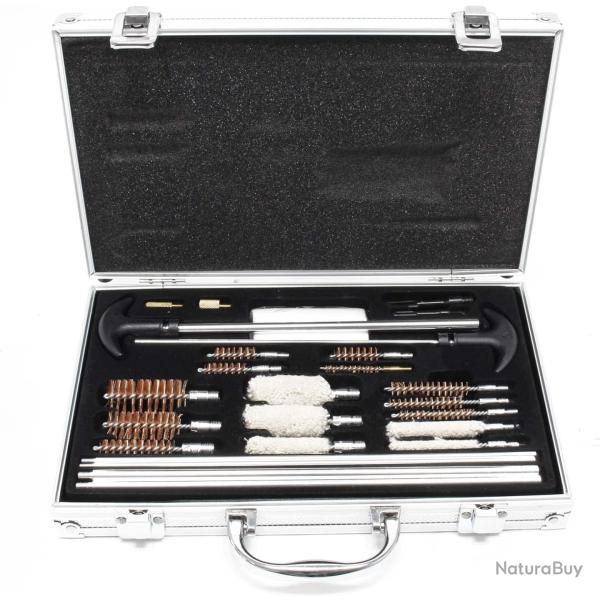 Kit de Nettoyage Arme et Pistolet 100 pcs, Durable Facile � Utiliser pour Fusil de poing Chasse