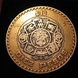 Mexique, piece de 10 diez pesos 2004 bi-metal diametre 28 mm  ttb