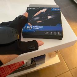 Gants LED rechargeables - &Eacute;clairage mains libres - P&ecirc;che, bricolage, outdoor - Neufs