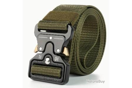 Ceinture Tactique Kaki Réglable 38 Mm - Neuf Sans étiquette