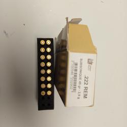 Balle subsonique de 222 remington