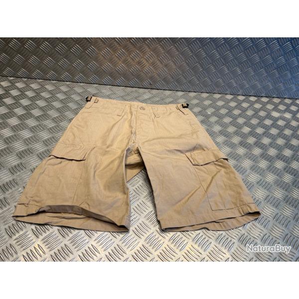 short bermuda mfh us bdu ripstop kaki taille s 01512f