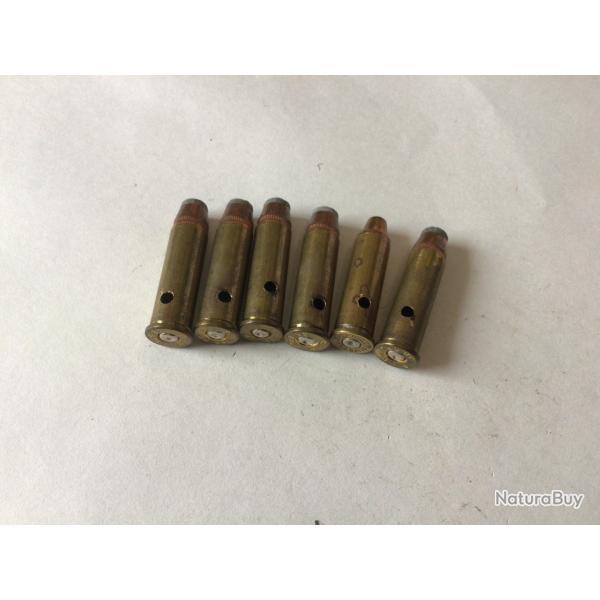 VENDU PAR LE-CUIRASSIER LOT N�2 DE 6 BALLES  CALIBRE 38 SPECIAL NEUTRALISEES