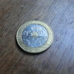 monnaie 20 frans mont saint michel  1992