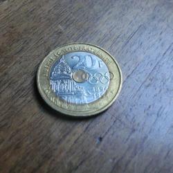monnaie 20 frans  pierre de courbertin 1994