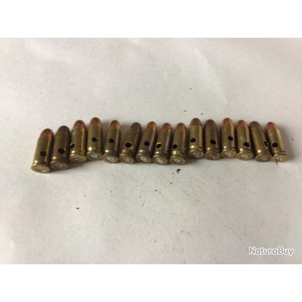 VENDU PAR LE-CUIRASSIER LOT N�21 DE 15 BALLES  CALIBRE 7,65 MM  NEUTRALISEES