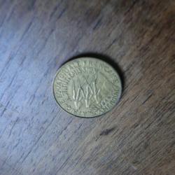 monnaie 5 francs afrique cameroun  1958