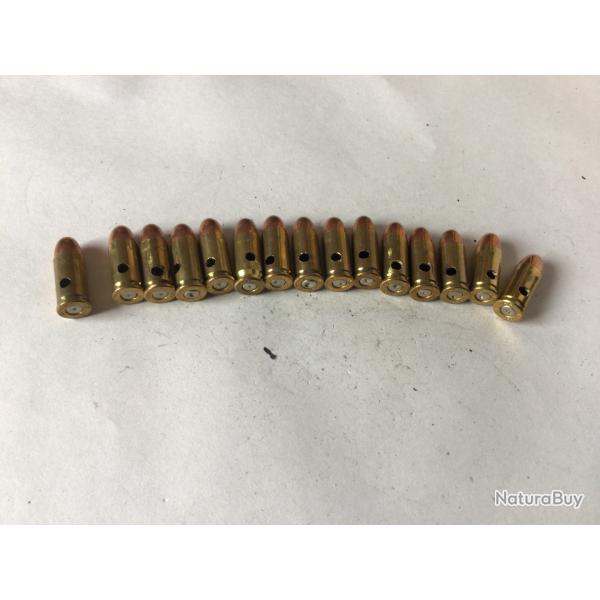 VENDU PAR LE-CUIRASSIER LOT N�16 DE 15 BALLES  CALIBRE 7,65 MM  NEUTRALISEES