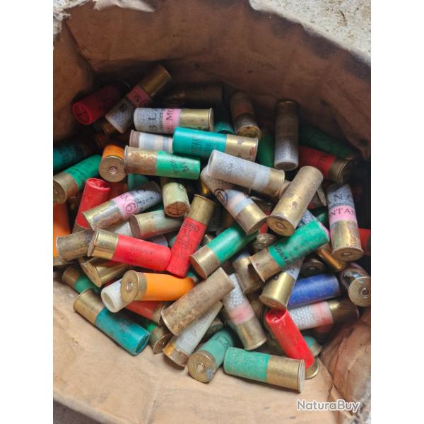 Lots de 100 cartouches calibre 12 uniquement