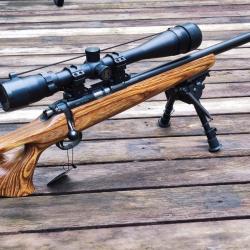Carabine CZ 455 Thumbhole + lunette + bipied