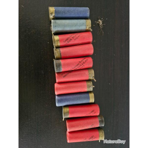 Cartouches calibre 16 a broche