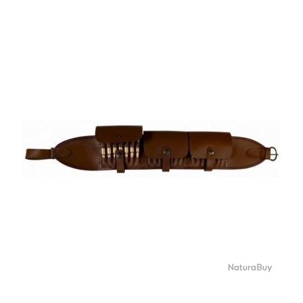 Cartouchi�re pour 21 balles grande chasse avec rabats
