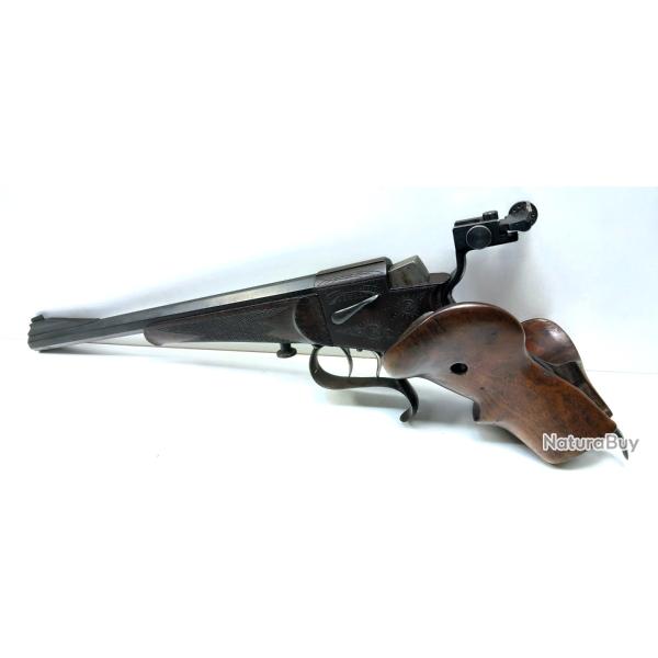 pistolet buchel tell calibre 22lr bloc tombant