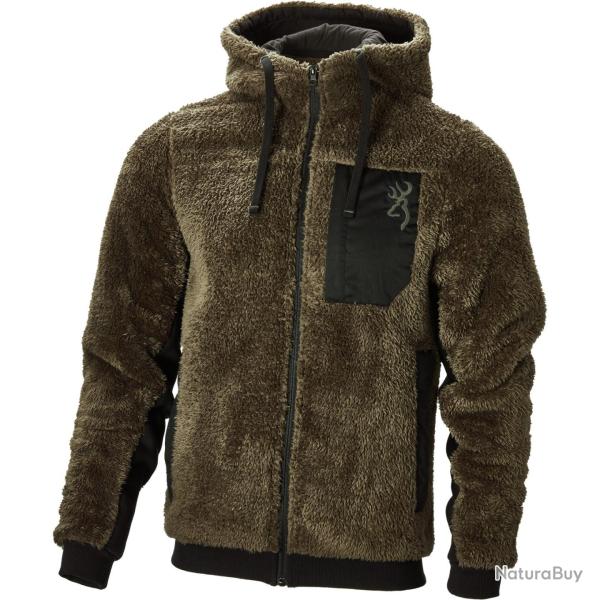 BROWNING Snapshot hoodie warm Sherpa green