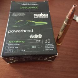MUNITIONS SAKO POWERHEAD - 375 HH