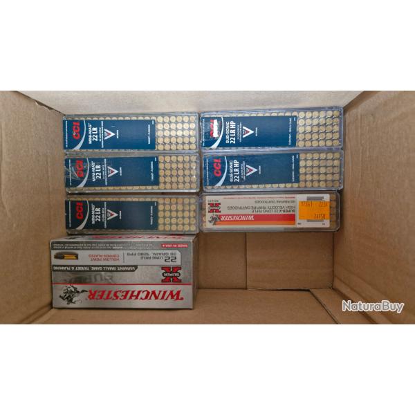 Lot de 5200 cartouches 22LR