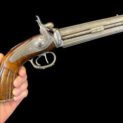 PISTOLET DE V&Eacute;NERIE ITALIEN 2 coups