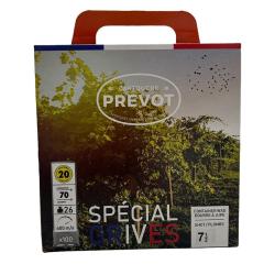 Pack PREVOT 100 cartouches sp&eacute;cial grives 20/70 6+7,5 26g