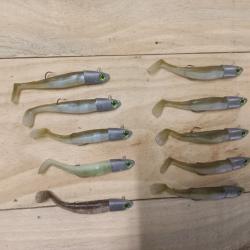 Lot de 10 leurres souples