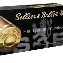 Vente Flash ! 1 000 Munitions Sellier 9X19 124Grs FMJ