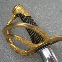Rare Sabre d'Officier de Cavalerie de ligne Mod&egrave;le 1822 .