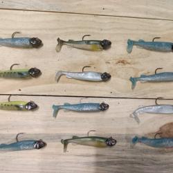 Lots 12 leurres 40 g