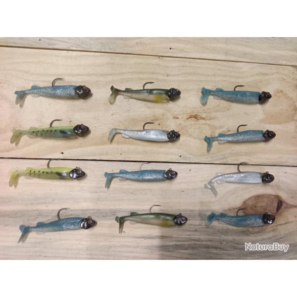 Lots 12 leurres 40 g