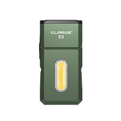 Lampe de poche Klarus E8 1000 Lumens - Triple &Eacute;clairage - T&ecirc;te Pivotante 180&deg; - Vert Olive