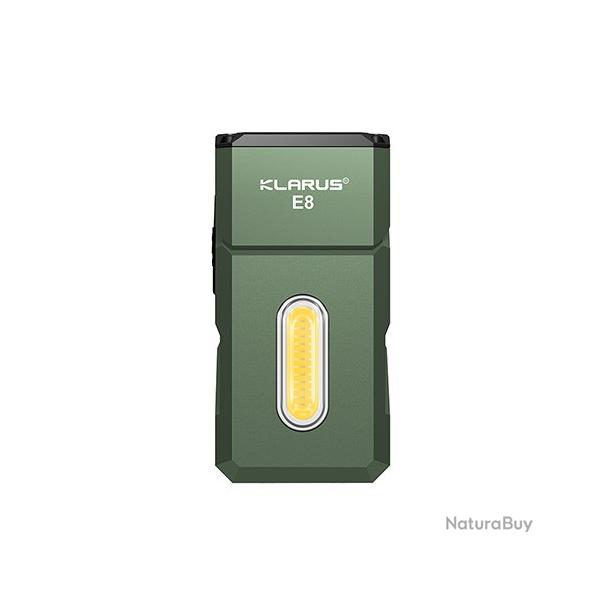Lampe de poche Klarus E8 1000 Lumens - Triple �clairage - T�te Pivotante 180� - Vert Olive