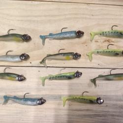 Lots de 11 leurres 40 grammes