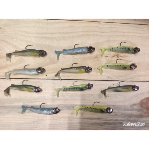 Lots de 11 leurres 40 grammes