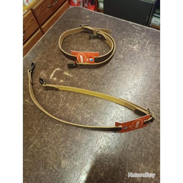 Bretelles sporfabric cuir