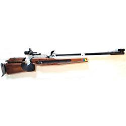Carabine de comp&eacute;tition Walther CG90 Senior  &agrave; CO2 ambidextre avec fourreau