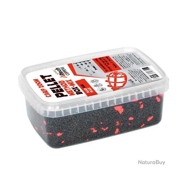 Pellets Carp Zoom Fluo Plus Method Box 500g Rouge