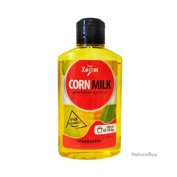 Attractant Carp Zoom Corn Milk Extra 200ml Strawberry