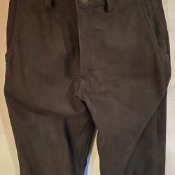 KNICKERS CUIR DE BUFFLE MARRON T40