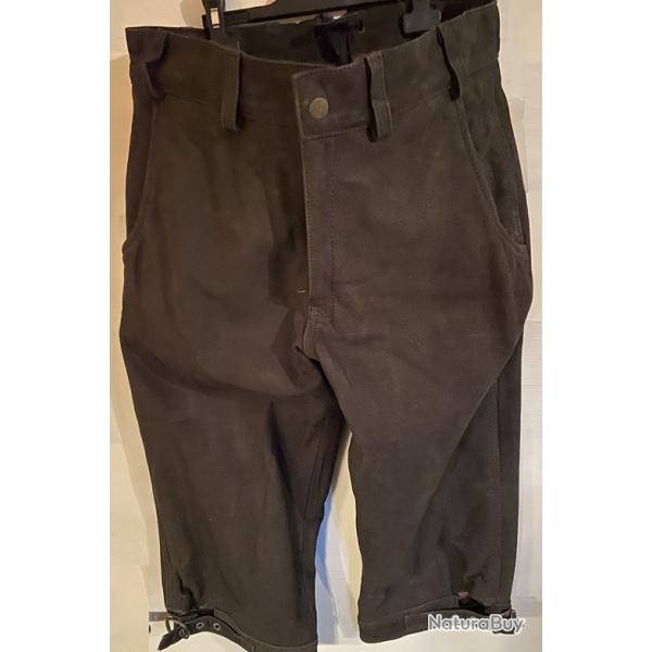 KNICKERS CUIR DE BUFFLE MARRON T40