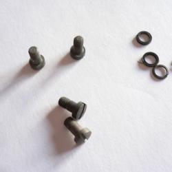 Quatre vis de plaquette avec rondelles