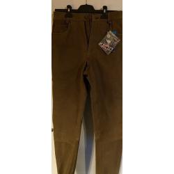 PANTALON CUIR DE BUFFLE T38