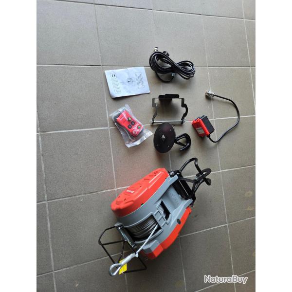 Palan �lectrique � c�ble 490kg 30m 2,8 kW 230 V vitesse variable t�l�commande SANS fil REF PHS49030R